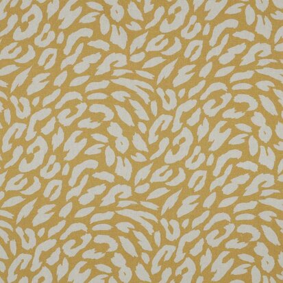 Verhees 04738.001 LINEN VISCOSE ANIMAL YELLOW 70%VI/30%LI